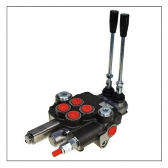 2-section hydraulic distributor, one floating section
